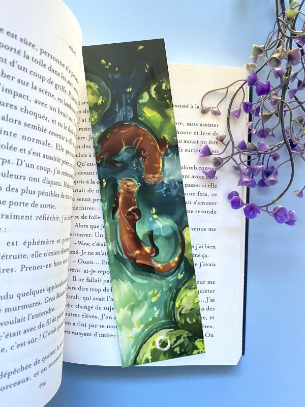 Marque-Page Loutres Personnalisable
