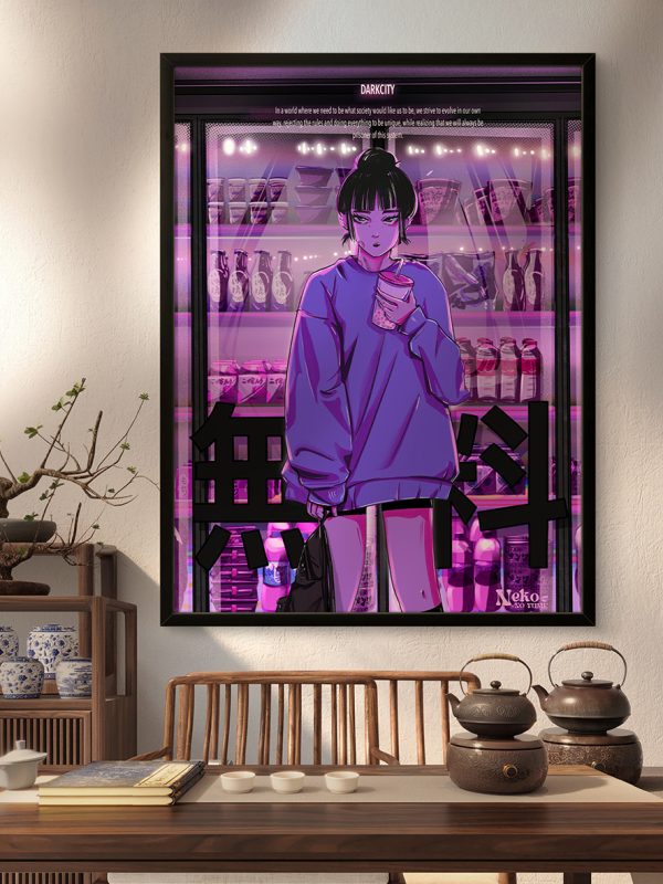 STORE FRONT GIRL Print ●