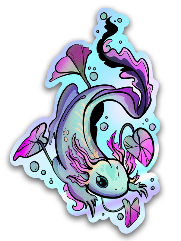 Axolotl Sticker 🫧