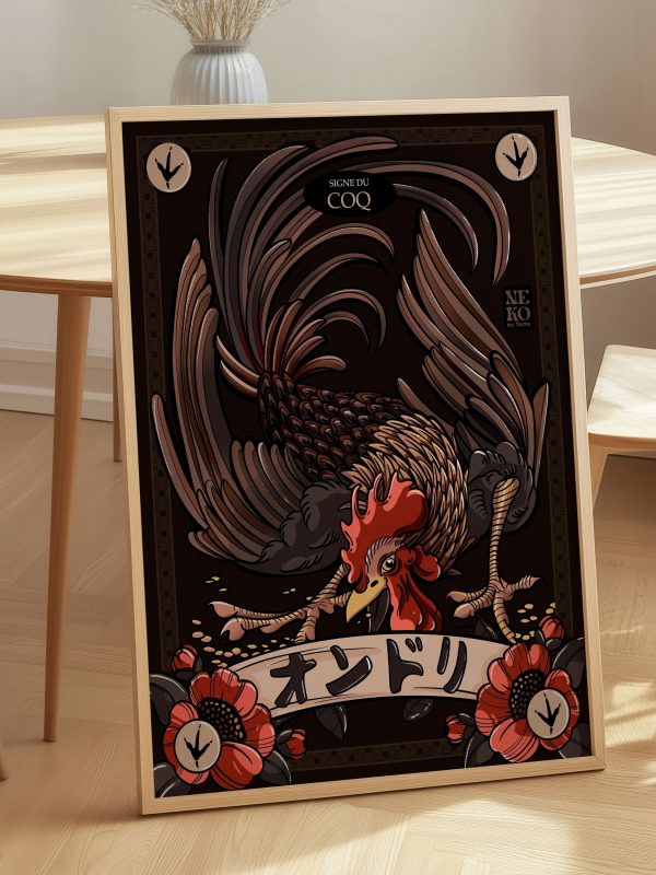 ONDORI — Signe du Coq Print 🐓