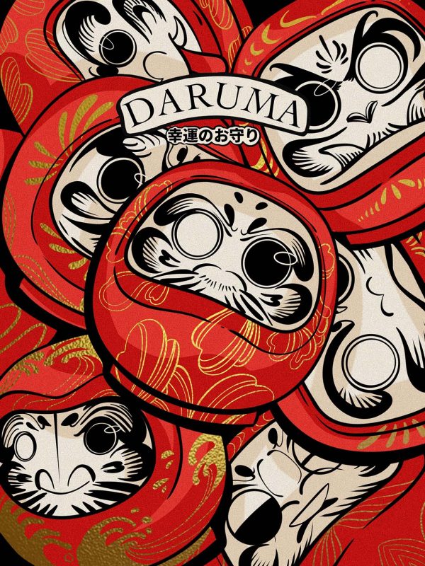 DARUMA Carte postale ⛩️