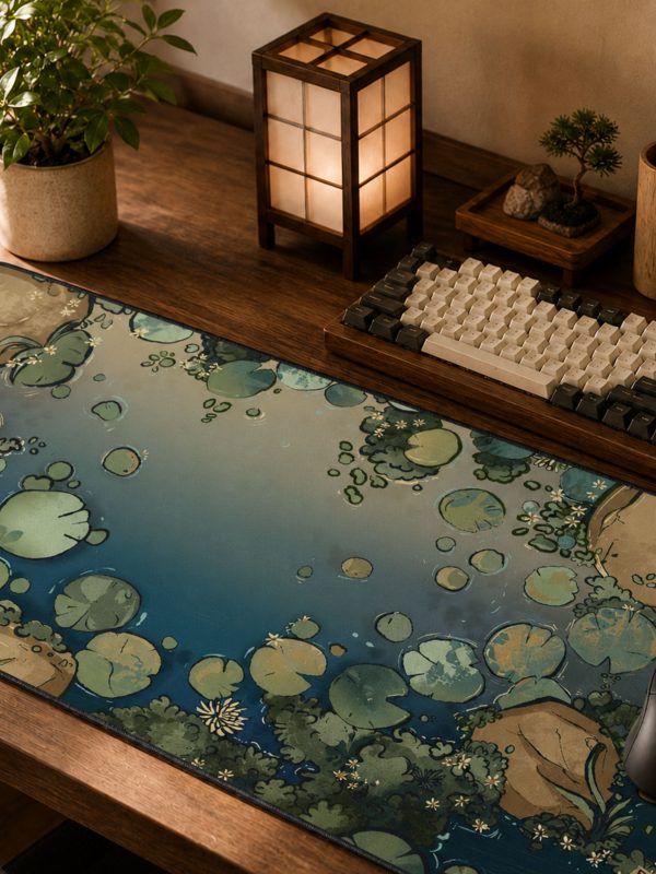 Nénuphars Tapis de souris XL 90x40cm 🌱